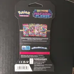 Pokemon Phantasmal Flames Mega Evolution Booster Pack English - Image 2