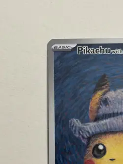 2023 Pokemon Van Gogh Pikachu with Grey Felt Hat SVP EN #085 Promo - Image 2