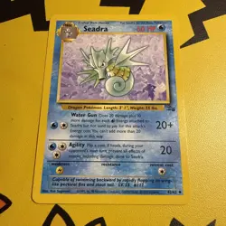 Pokemon TCG Seadra Fossil 42/62 Regular 1999-2000 Wizards Base Set Uncommon - Image 1