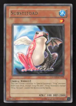 Substitoad Rare Light of Destruction LODT-EN028 NM Yugioh - Image 1