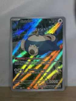 Pokemon TCG Snorlax 051 Black Star Promo S&V 151 NM English Card - Image 1
