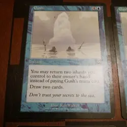 Mtg Gush X 4 MP/LP Playset Mercadian Masques Magic Cards Common - Image 5