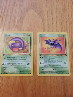 Pokemon Card 1st Edition **Ekans** - Fossil Set # 46/62 -& Zubat #57/62 - Image 2