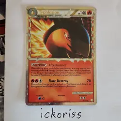 Pokemon Typhlosion Prime Ultra Rare Holo Card 110/123 Heartgold & Soulsilver 14… - Image 1