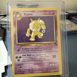 Pokemon TCG Hypno 23/62 Fossil Unlimited Non-Holo Card LP Condition - Image 1