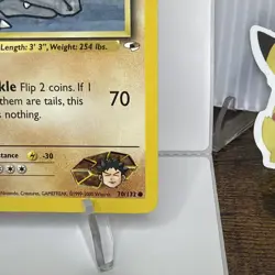 Brock's Rhyhorn 70/132 Gym Heroes Unlimited Pokemon Card Common NM - Image 2