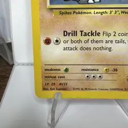 Brock's Rhyhorn 70/132 Gym Heroes Unlimited Pokemon Card Common NM - Image 5