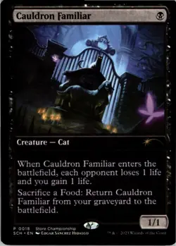 Cauldron Familiar P Game Day & Store Championship Promos 18 NM MTG x1 - Image 1