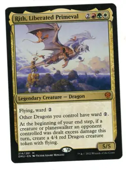 MTG Rith Liberated Primeval Dominaria United Magic The Gathering TCG - Image 1