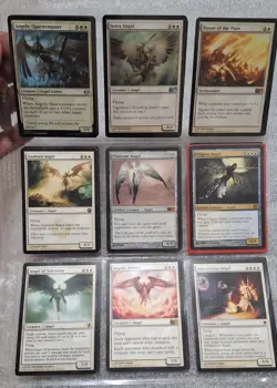 Magic the Gathering 18 Card Angel Lot MTG Platinum Sunblast Arbiter + MORE LP - Image 1
