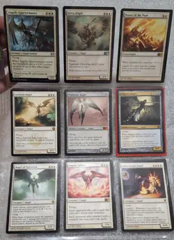 Magic the Gathering 18 Card Angel Lot MTG Platinum Sunblast Arbiter + MORE LP - Image 2