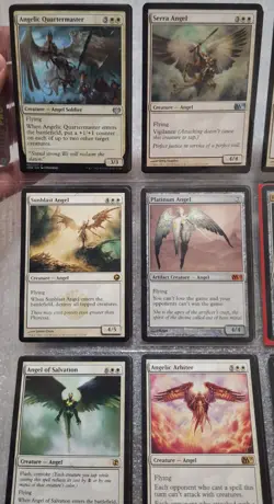 Magic the Gathering 18 Card Angel Lot MTG Platinum Sunblast Arbiter + MORE LP - Image 4