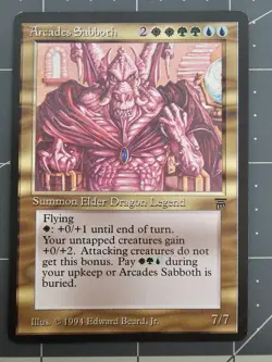 MTG ⭐ Legends ⭐ Arcades Sabboth ⭐ Vintage Legacy ⭐ NM - Image 1