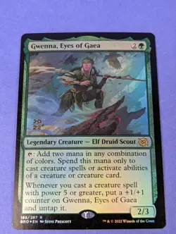 MTG Magic: The Brothers' War: Gwenna, Eyes of Gaea Promo Foil #185/287 Rare - NM - Image 1