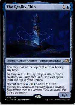 The Reality Chip R Kamigawa: Neon Dynasty 74 NM MTG x1 - Image 1