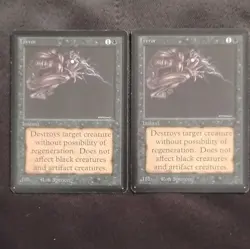 Magic The Gathering Terror x2 Instant Beta Black Ron Spencer - Image 1