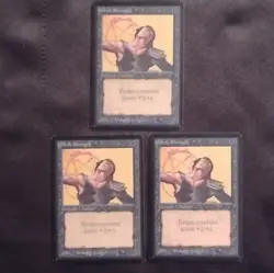 Magic The Gathering Beta Unholy Strength x3 Enchantment Black Douglas Shuler - Image 1