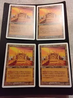 City of Brass 7th Edition Regular - NM x 4 - Image 2