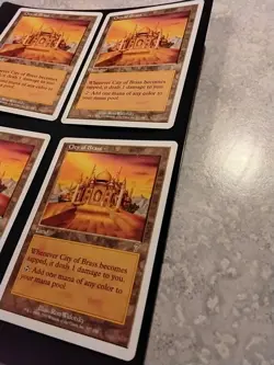 City of Brass 7th Edition Regular - NM x 4 - Image 3