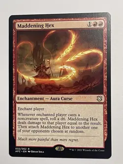 Maddening Hex #32 NM Adventures in the Forgotten Realms AFC MTG - Image 1