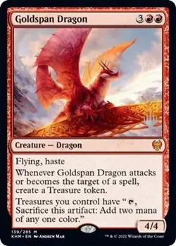 MTG Goldspan Dragon Promo Pack: Kaldheim NM - Image 1