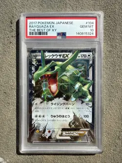 2017 Pokemon JP Rayquaza EX 104/171 The Best of XY GEM MT PSA 10 - Image 1