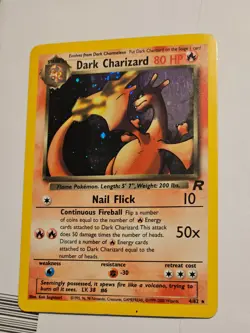 Pokemon Card - Dark Charizard Team Rocket 4/82 Holo Rare - Image 3