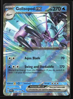 Pokemon Golisopod ex 050/182 Paradox Rift Double Rare Holo NM - Image 1