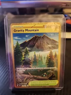 Pokemon Gravity Mountain Holo Hyper Rare Card 250/191 Surging Sparks SV08 - Image 1