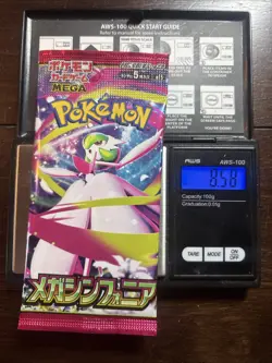 Heavy 8.58g Pokemon Sealed Mega Symphonia Japanese Booster Pack - Image 1