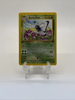 Pokemon TCG Butterfree Jungle 33/64 1st Edition WotC NM - Image 1
