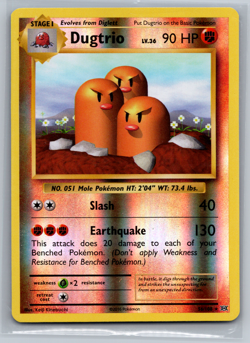 POKEMON DUGTRIO 56/108 REVERSE HOLO RARE XY EVOLUTIONS NEAR MINT - Image 1