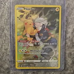 Pokemon TCG Pikachu TG05/TG30 Swsh11 Lost Origin Trainer Gallery Ultra Rare Holo - Image 1