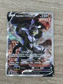 Pokemon TCG Urshifu v Alternate Art Battle Styles Single Strike 151/163 - Image 1