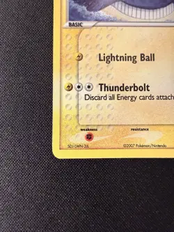 Pokemon TCG Pikachu 12/17 POP Series 5 Holo Promo Basic 2007 Inverted Back Error - Image 4