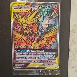 Moltres Zapdos Articuno GX SM210 Pokemon Sun Moon Black Star Promo English NM - Image 1