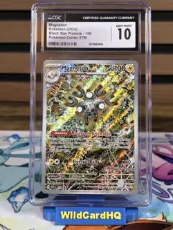 Magneton #159 - 2024 Surging Sparks ETB Pokemon Center Stamp Promo - CGC 10 - Image 1