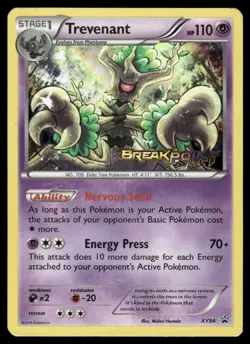 Pokemon Cards Trevenant XY94 XY Black Star Promos Promo LP - Image 1