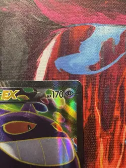 Pokemon TCG XY Phantom Forces Gengar EX Full Art Ultra Rare Card 114/119 DMG - Image 2