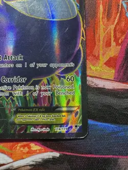 Pokemon TCG XY Phantom Forces Gengar EX Full Art Ultra Rare Card 114/119 DMG - Image 3