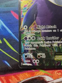 Pokemon TCG XY Phantom Forces Gengar EX Full Art Ultra Rare Card 114/119 DMG - Image 4