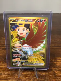 Ethan's Ho-Oh EX 239/182 Sv10: Destined Rivals Holo Hyper Gold Pokemon TCG - Image 1