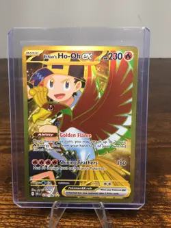 Ethan's Ho-Oh EX 239/182 Sv10: Destined Rivals Holo Hyper Gold Pokemon TCG - Image 3