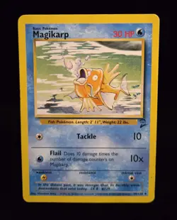Pokemon TCG - MAGIKARP - 50/130 - UNLIMITED - BASE SET 2 (2000) - WOTC - HP - Image 1