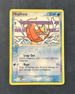 Pokemon Magikarp 64/107 - EX Deoxys - Regular Common Pokemon Card TCG 2005 MP - Image 1