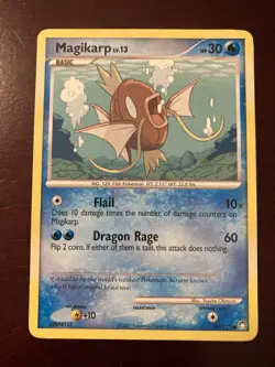 Magikarp 89/123 Mysterious Treasures Regular Common 2007 Pokemon TCG Card LP - Image 1