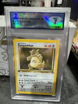 Pokemon TCG Kangaskhan Jungle 5/64 Holo Unlimited Holo Rare - Image 1