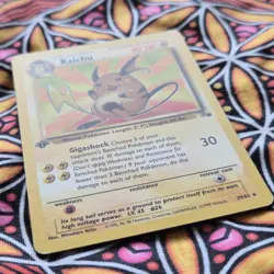 Raichu | 1st Edition | Fossil | 29/62 | Non-Holo | Pokemon | WotC - Image 2