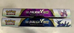 Pokemon Origin Forme Dialga & Palkia Vstar Premium Collection Boxes Lot Of 2 - Image 5