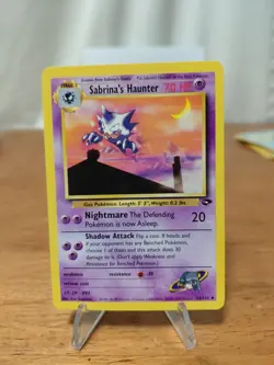 Pokemon TCG Sabrina's Haunter Gym Challenge 55/132 Uncommon Card LP NM - Image 1
